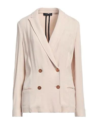 Beige Canvas Blazer