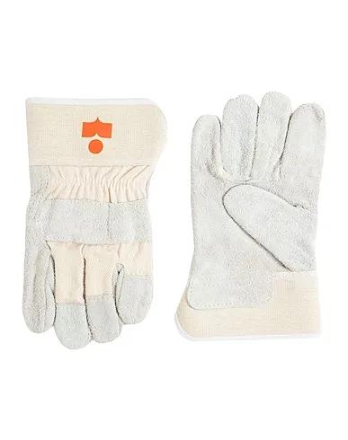 Beige Cotton twill Gloves