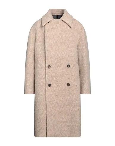 Beige Flannel Coat