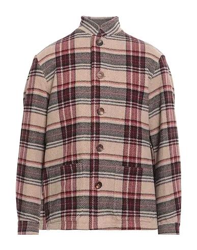 Beige Flannel Full-length jacket