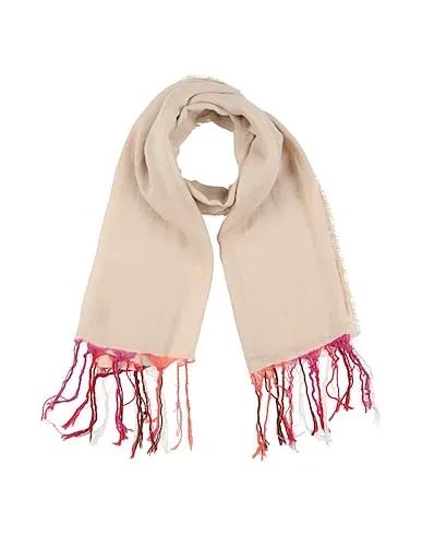 Beige Flannel Scarves and foulards