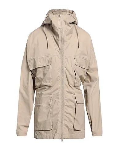 Beige Gabardine Full-length jacket