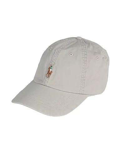 Beige Gabardine Hat STRETCH-COTTON TWILL BALL CAP