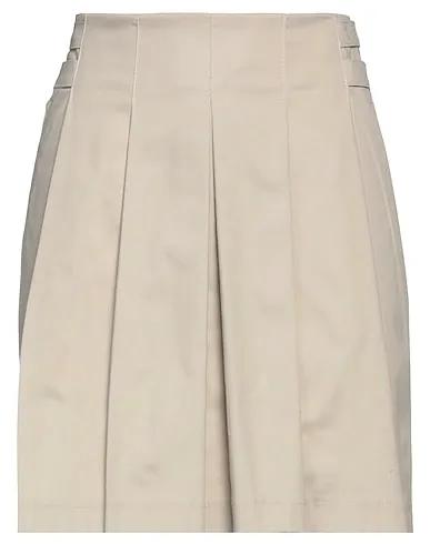 Beige Gabardine Mini skirt