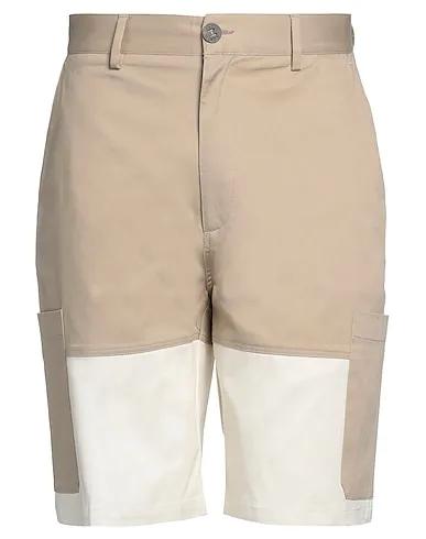 Beige Gabardine Shorts & Bermuda