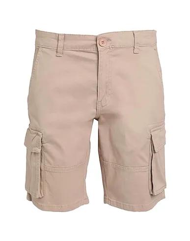 Beige Gabardine Shorts & Bermuda