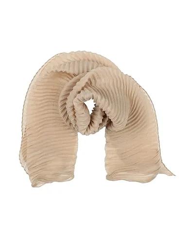 Beige Gauze Scarves and foulards