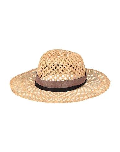 Beige Grosgrain Hat