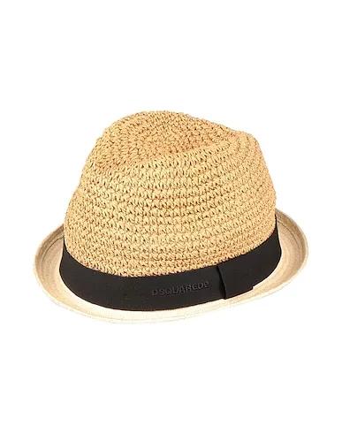 Beige Grosgrain Hat