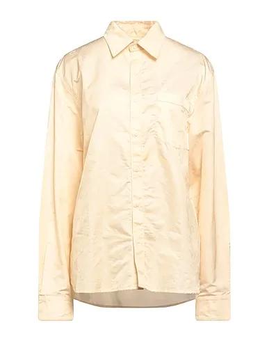 Beige Jacquard Patterned shirts & blouses