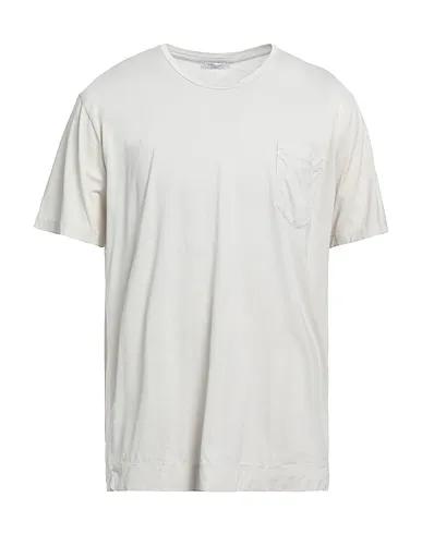 Beige Jersey Basic T-shirt