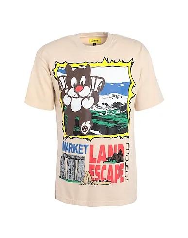 Beige Jersey T-shirt LAND ESCAPE PROJECT T-SHIRT
