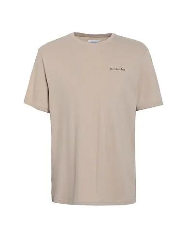 Beige Jersey T-shirt North Cascades Short Sleeve top
