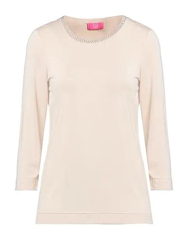 Beige Jersey T-shirt