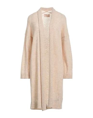 Beige Knitted Cardigan