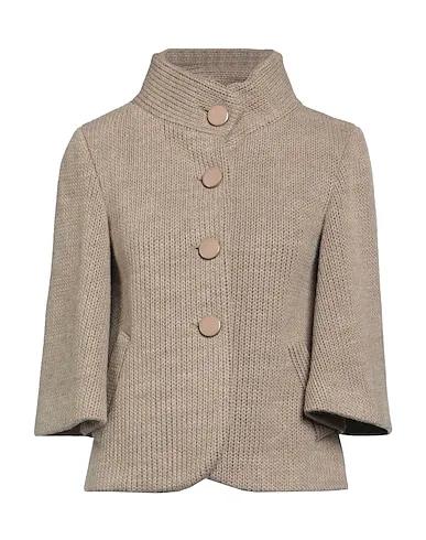 Beige Knitted Coat