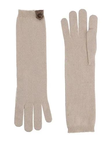 Beige Knitted Gloves