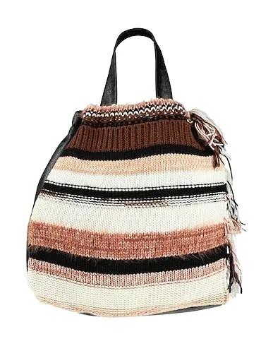 Beige Knitted Handbag