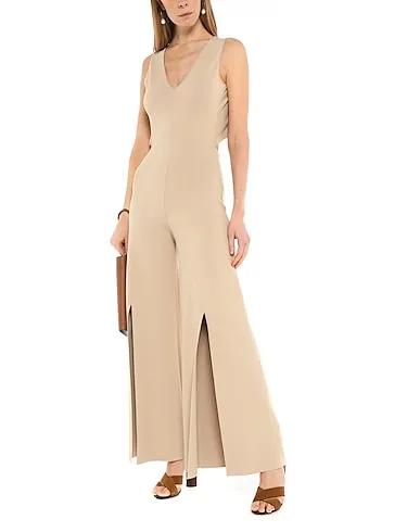 Beige Knitted Jumpsuit/one piece
