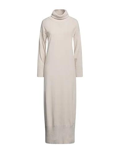 Beige Knitted Long dress