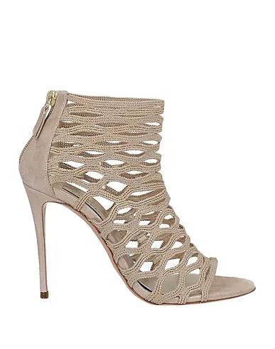 Beige Knitted Sandals