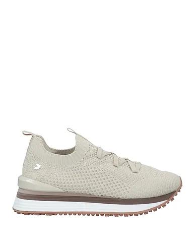 Beige Knitted Sneakers