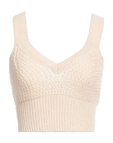Beige Knitted Top