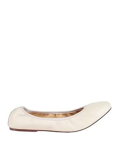 Beige Leather Ballet flats Appia