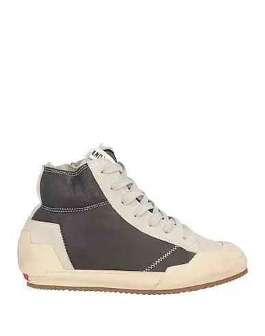 Beige Leather Sneakers