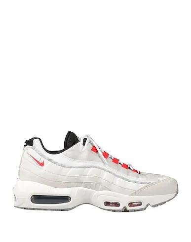 Beige Leather Sneakers NIKE AIR MAX 95 SE