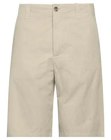 Beige Plain weave Shorts & Bermuda