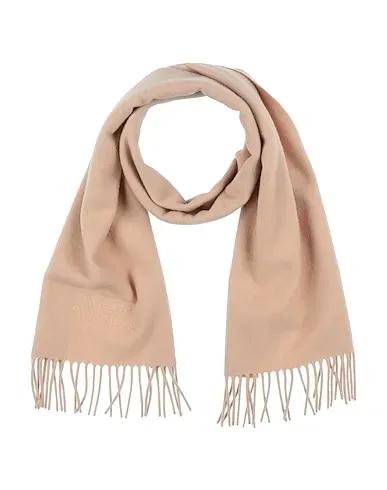 Beige Scarves and foulards EMBROIDERED LAMBSWOOL SCARF 30X180
