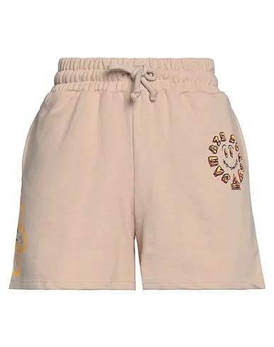 Beige Sweatshirt Shorts & Bermuda