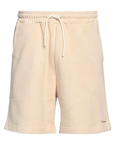 Beige Sweatshirt Shorts & Bermuda