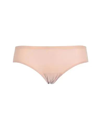 Beige Synthetic fabric Brief