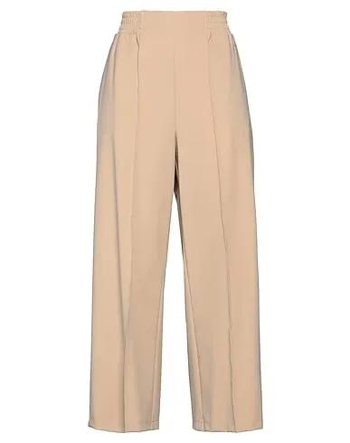 Beige Synthetic fabric Casual pants