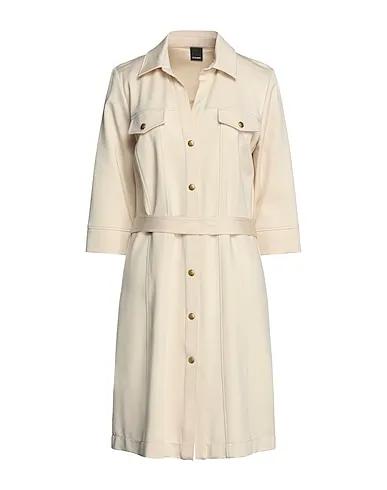 Beige Synthetic fabric Office dress