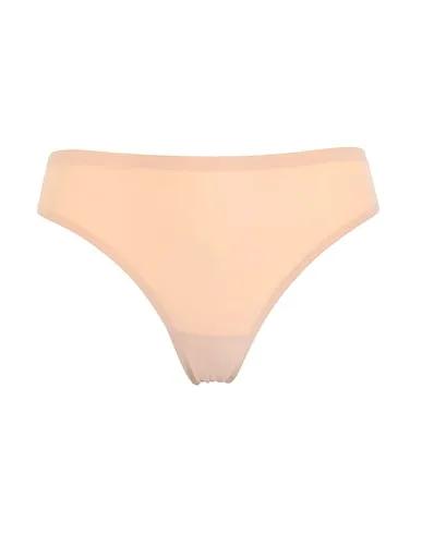 Beige Synthetic fabric Thongs