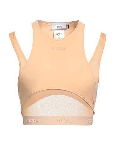 Beige Synthetic fabric Top