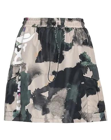 Beige Techno fabric Mini skirt