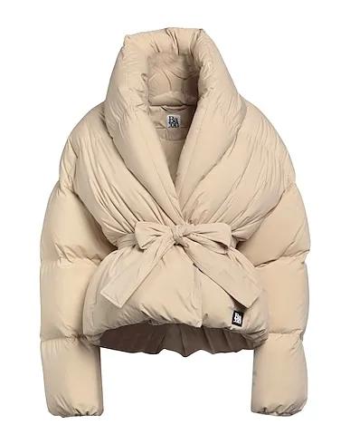 Beige Techno fabric Shell  jacket