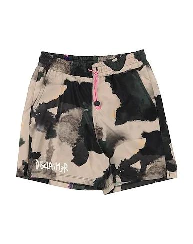 Beige Techno fabric Shorts & Bermuda