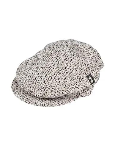 Beige Tweed Hat