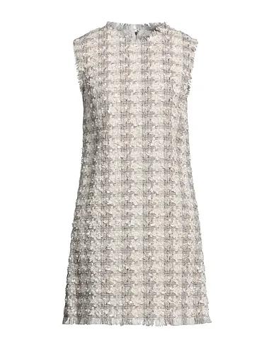 Beige Tweed Midi dress