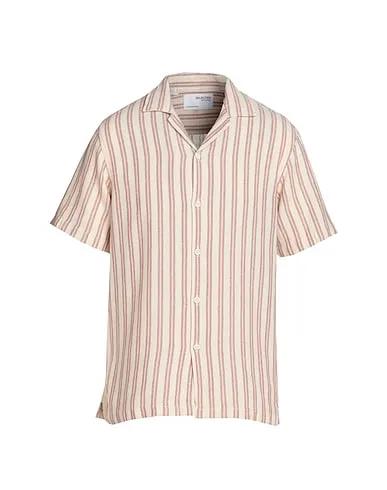 Beige Tweed Striped shirt