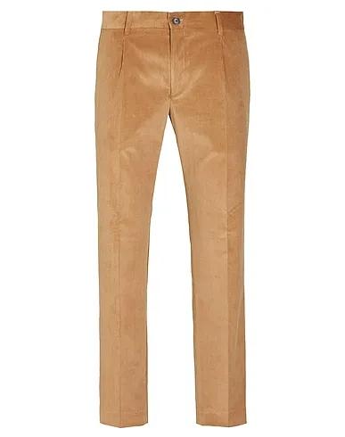 Beige Velvet Casual pants VELVET CHINO PANTS