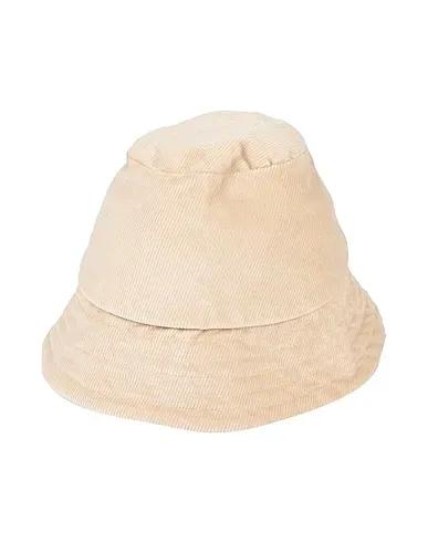 Beige Velvet Hat