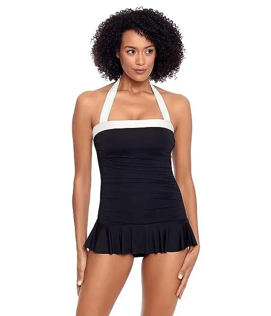 Bel Air Skirted Bandeau One-Piece