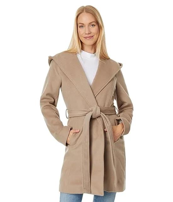 Belted Wool Wrap M121384Q73
