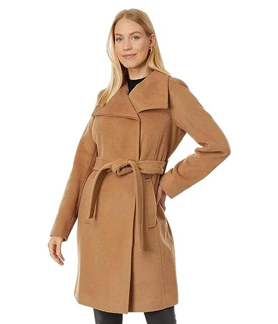 Belted Wool Wrap M125456QNR